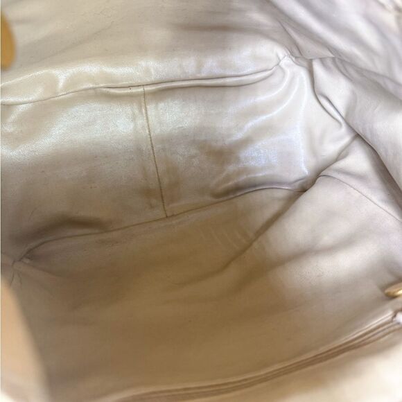 CHANEL Vintage Tan CC Logo Caviar Leather Backpack - Picture 14 of 16